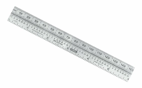 General Tools 6" Flexible Stainless Steel Rule (MM, 16ths, 32nds)