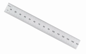 General Tools 6" Rigid Stainless Rule (mm, 0.5 mm, 32nds, 64ths)