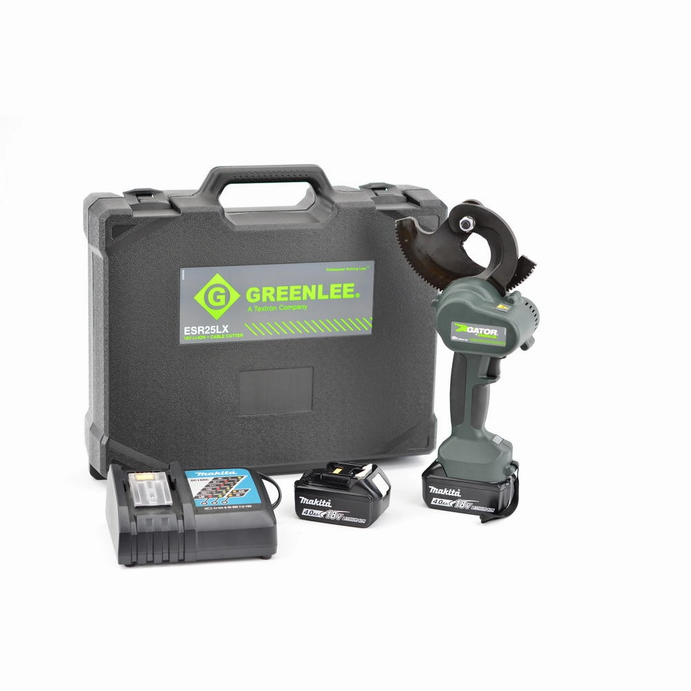 Greenlee ESR25LXB Battery Ratchet ACSR Cutter, Bare