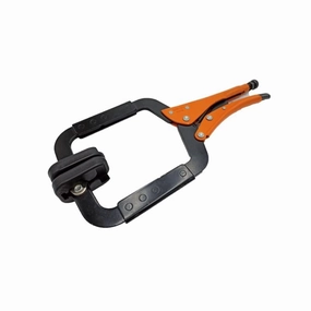 Grip-On 224P14 C-Clamp W/Swivel Rubber Tips, L. 385 mm