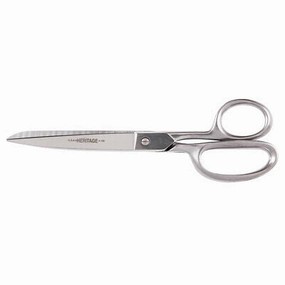 Heritage Cutlery 159C 9'' Straight Stainless Trimmer / Curved Blades