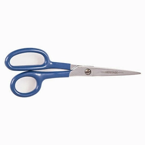 Heritage Cutlery 717CL 7 7/8'' Carpet Napping Shear / Curved left / Coated