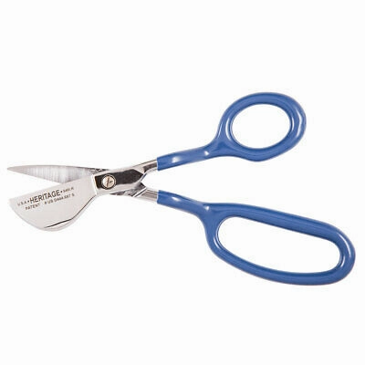 Heritage Cutlery 718C 8 5/8'' Heavy Duty Shear / Curved / Coated Handle