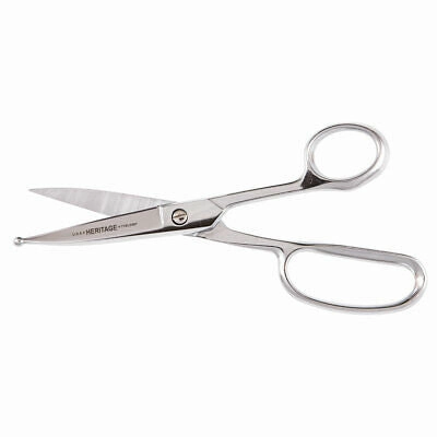 Heritage Cutlery 718LRBP 8 5/8'' Heavy Duty Shear w/ Large Ring / Ball Tips