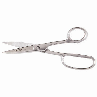 Heritage Cutlery 758LR 9'' Straight Stainless Trimmer / Large Ring