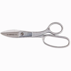 Heritage Cutlery 8775LR 8 5/8'' Broad Blade Shear / Large Ring / Industrial Coat
