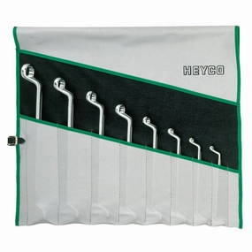 Heyco 00475767082 Double Ended Ring Wrench Sets, AF-Sizes, 12 Pieces