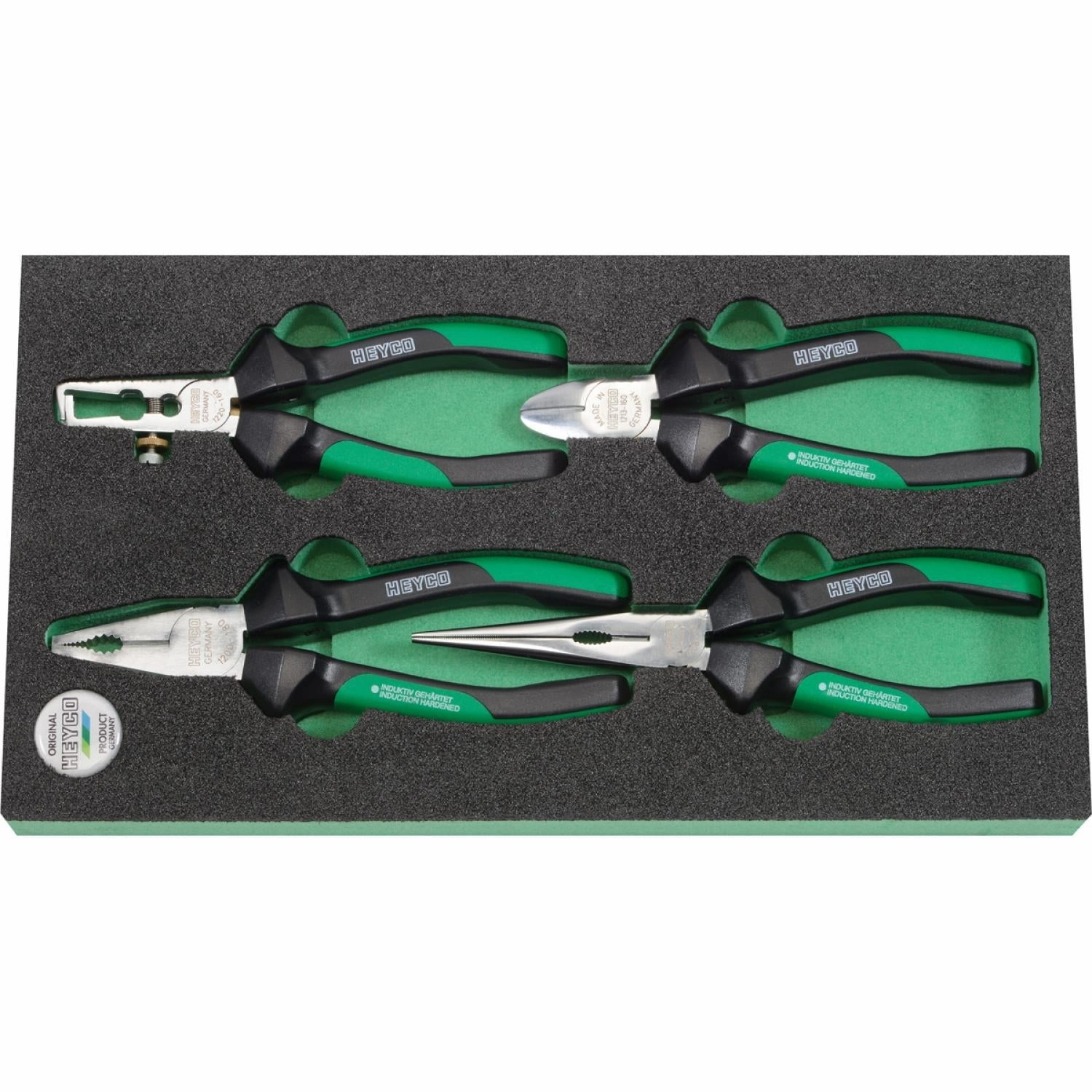Heyco 00990001086 Set of Pliers, 4 Pcs