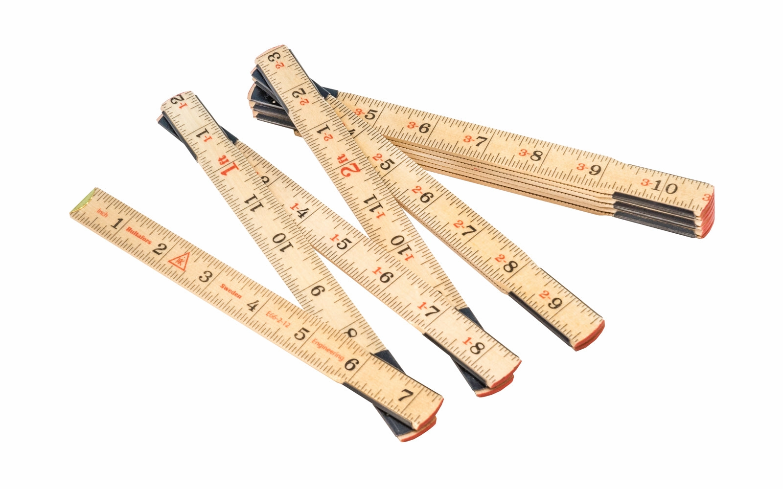 Hultafors 78" Engineer's Wooden Folding Rule