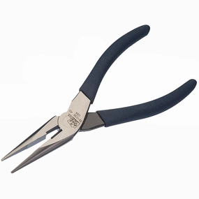 Ideal 35-036 6" Long-Nose Pliers w/ Cutter - Dipped Grip