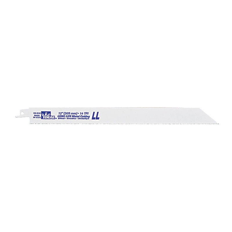 Ideal 36-043 Long-Life Metal Cutting Recip. Blades, 6 x 3/4 x .035, 18 TPI