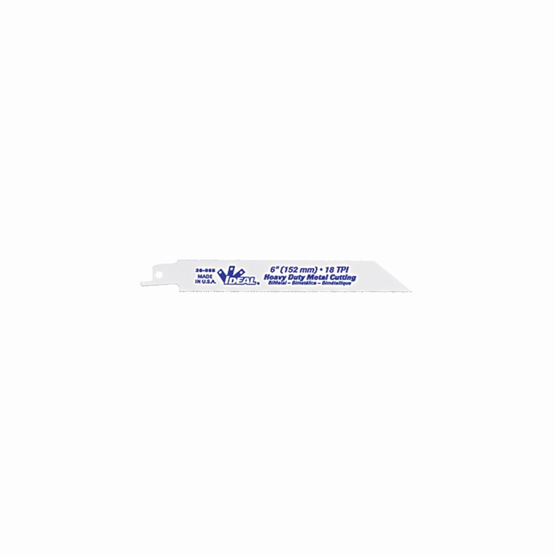 Ideal 36-087 Recip. Blade, Heavy-Duty Metal Cutting, 12 x 3/4 x .050, 10/14 TPI