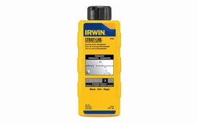 Irwin Strait-Line 8 oz Black Marking Chalk - Permanent