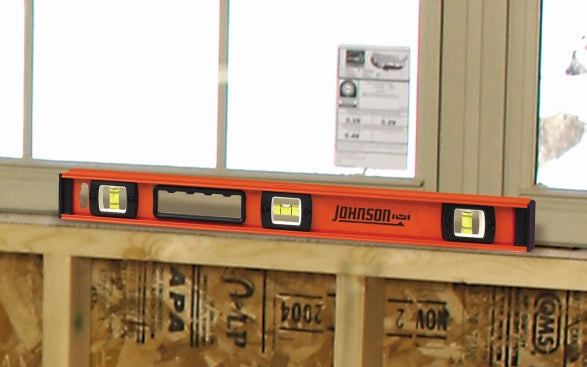 Johnson Level 24" Heavy Duty I-Beam Aluminum Level