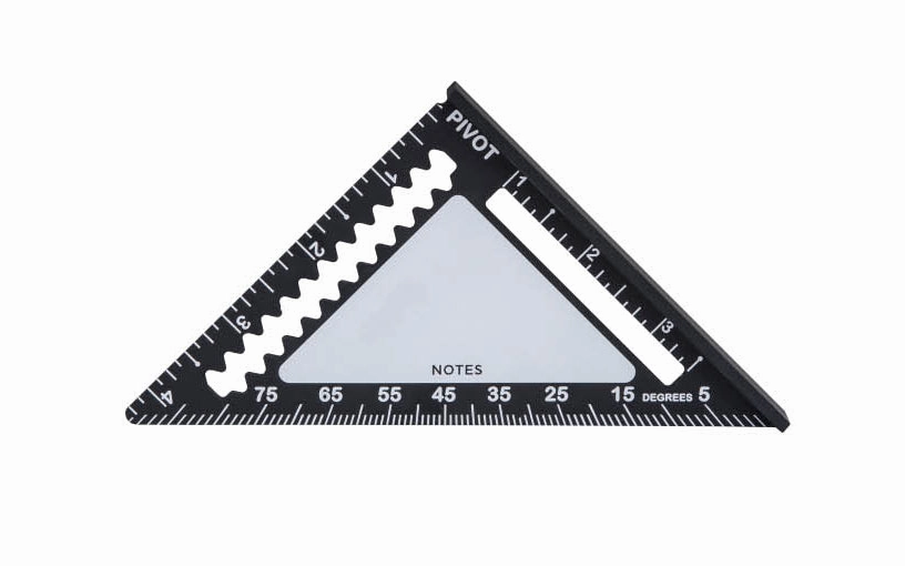 Johnson Level 4-1/2" Aluminum "Easy Read" Finish Square