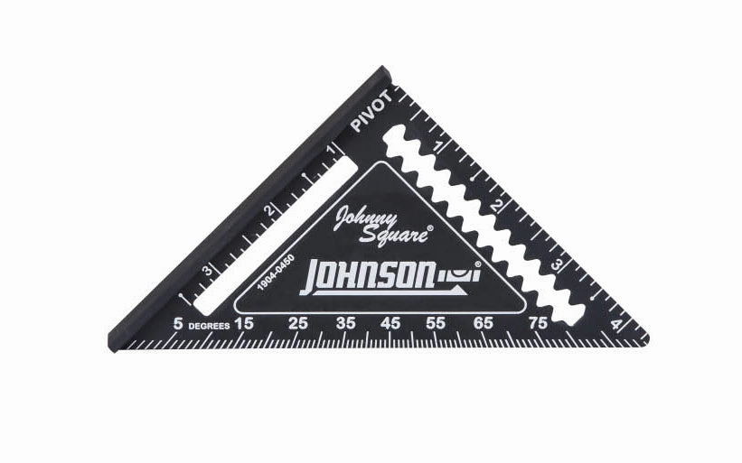 Johnson Level 4-1/2" Aluminum "Easy Read" Finish Square