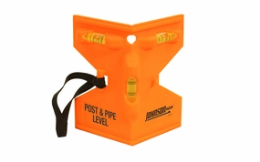 Johnson Level Post & Pipe Level - Orange