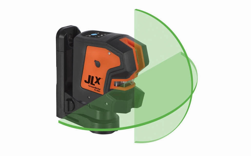Johnson Level "JLX" Self-Leveling 180 Cross-Line Laser ~ 40-6681