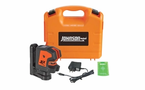 Johnson Level "JLX" Self-Leveling 180 Cross-Line Laser ~ 40-6681
