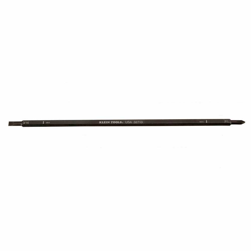 Klein Tools 32713 Adjustable-Length Blade, #1 PH, 3/16-Inch Slotted