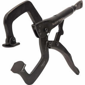 Klein Tools 38622 C-Clamp Locking Pliers with Swivel Jaws, 11-Inch