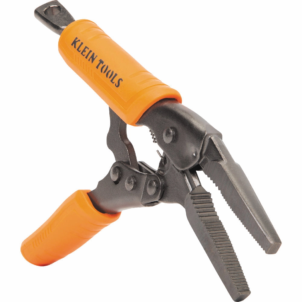 Klein Tools 38665 Locking Pliers, Long Nose 6", Curved Jaw 7" & 10", 3 Pc.