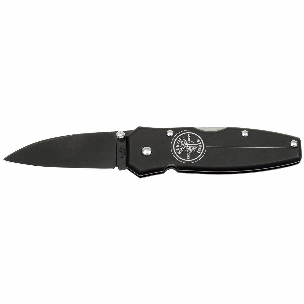 Klein Tools 44000-BLK Black Lightweight Lockback Knife 2-1/4-Inch