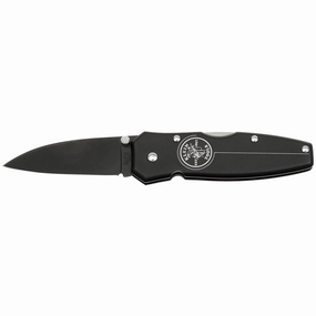 Klein Tools 44000-BLK Black Lightweight Lockback Knife 2-1/4-Inch