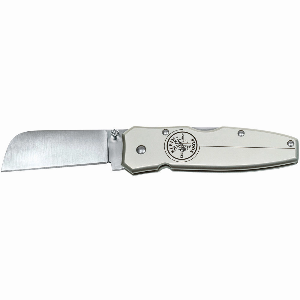 Klein Tools 44007 Lightweight Lockback Knife 2-1/2-Inch Silver