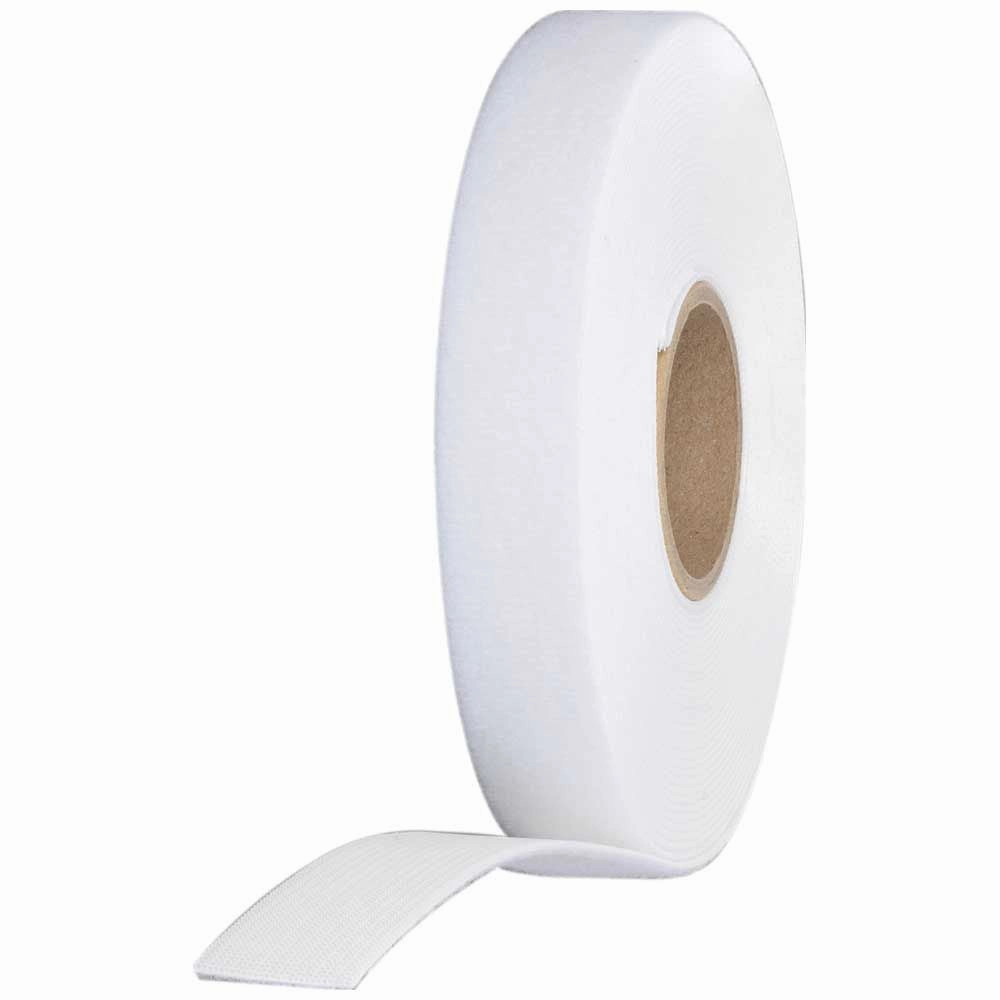 Klein Tools 450-960 Hook and Loop Tape, 3/4-Inch, 25-Foot, White, Custom Length Cable Ties