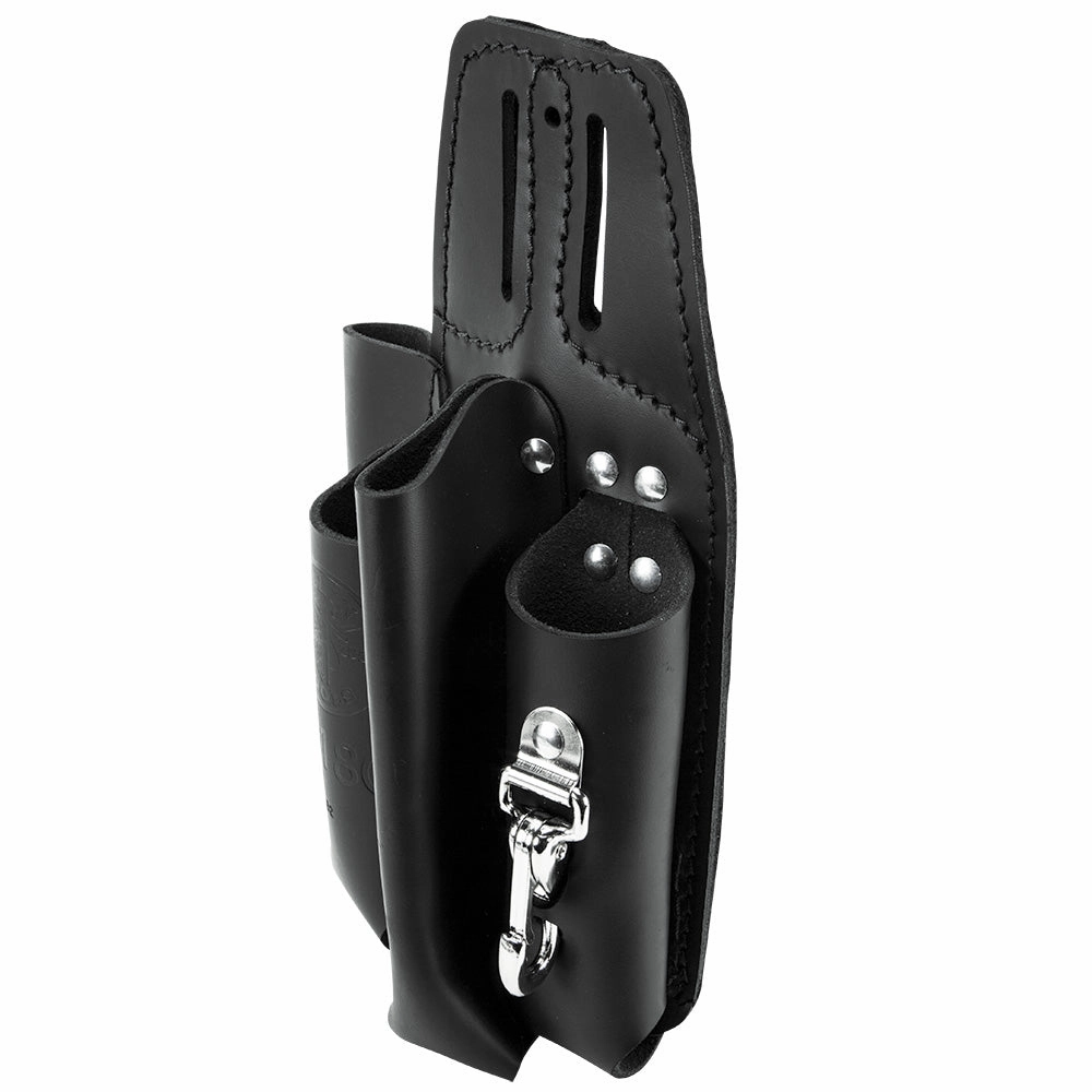 Klein Tools 5118C Black Leather Tool Pouch for Belts