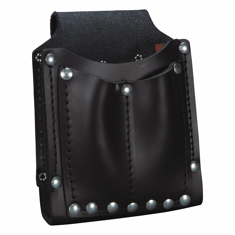 Klein Tools 5145 Utility Pouch, 3-Pocket, Leather
