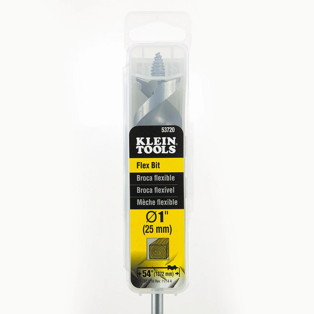 Klein Tools 53720 Flex Bit Auger, 1" x 54"