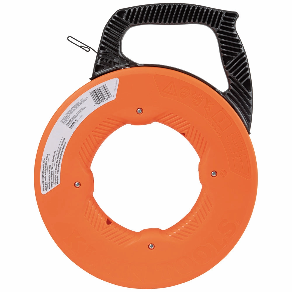 Klein Tools 56334 Steel Fish Tape, 1/8-Inch x 240-Foot