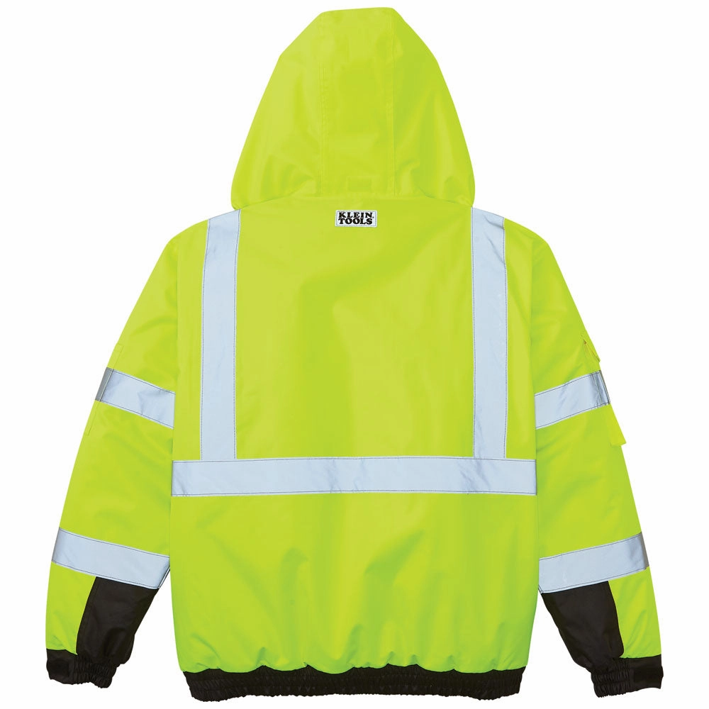 Klein Tools 60380 High-Visibility Winter Bomber Jacket, XL