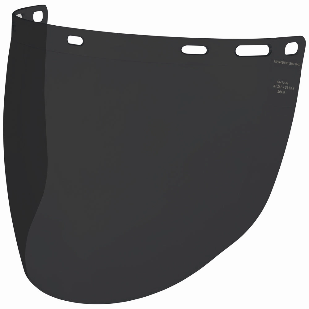 Klein Tools 60477 Replacement Face Shields Lens, Cap Style, Gray Tint