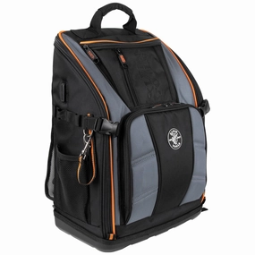 Klein Tools 62482 Tradesman Pro Tool Station Tool Bag Backpack, 27 Pockets