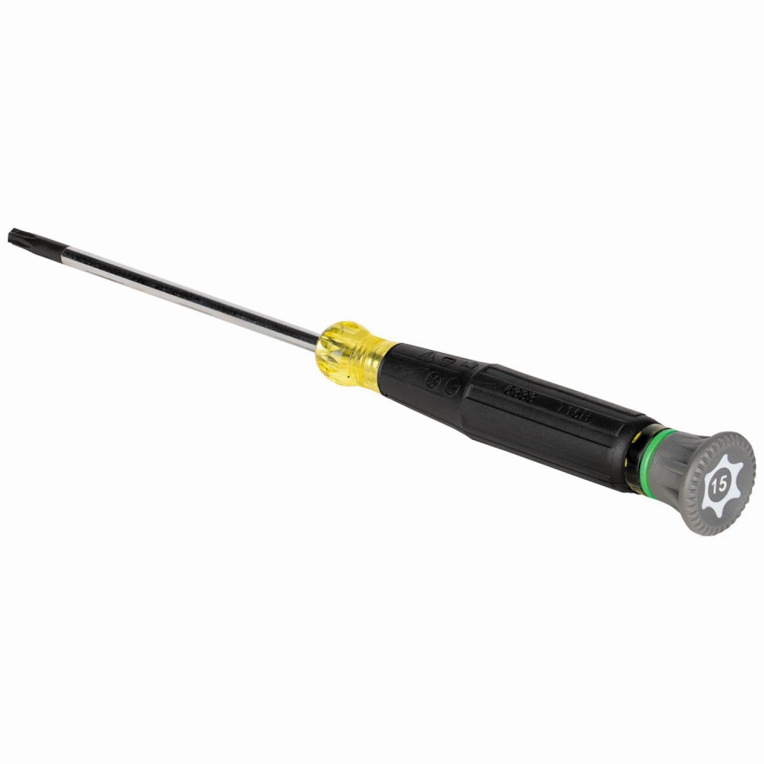 Klein Tools 6333 Precision Screwdriver, T15H TORX, 3" Shank