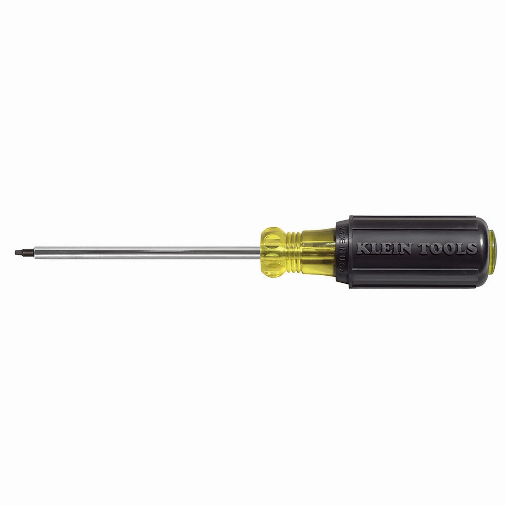 Klein Tools 667 #3 Square Recess Screwdriver, 8-Inch Shank