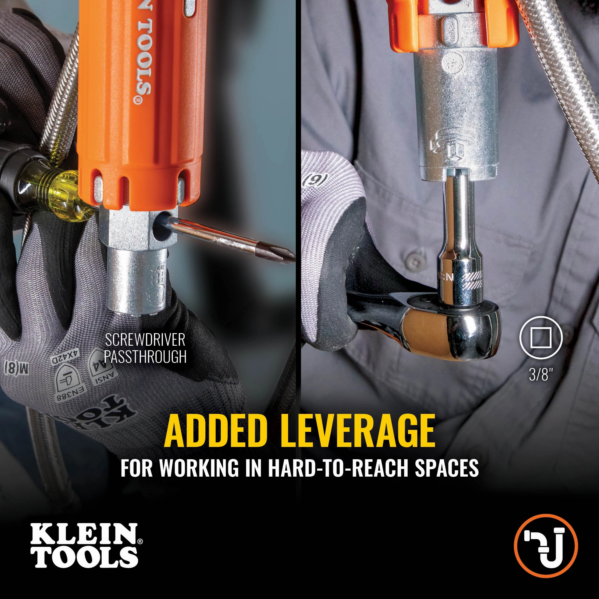 Klein Tools 68098 12-in-1 Faucet Wrench Multi Tool
