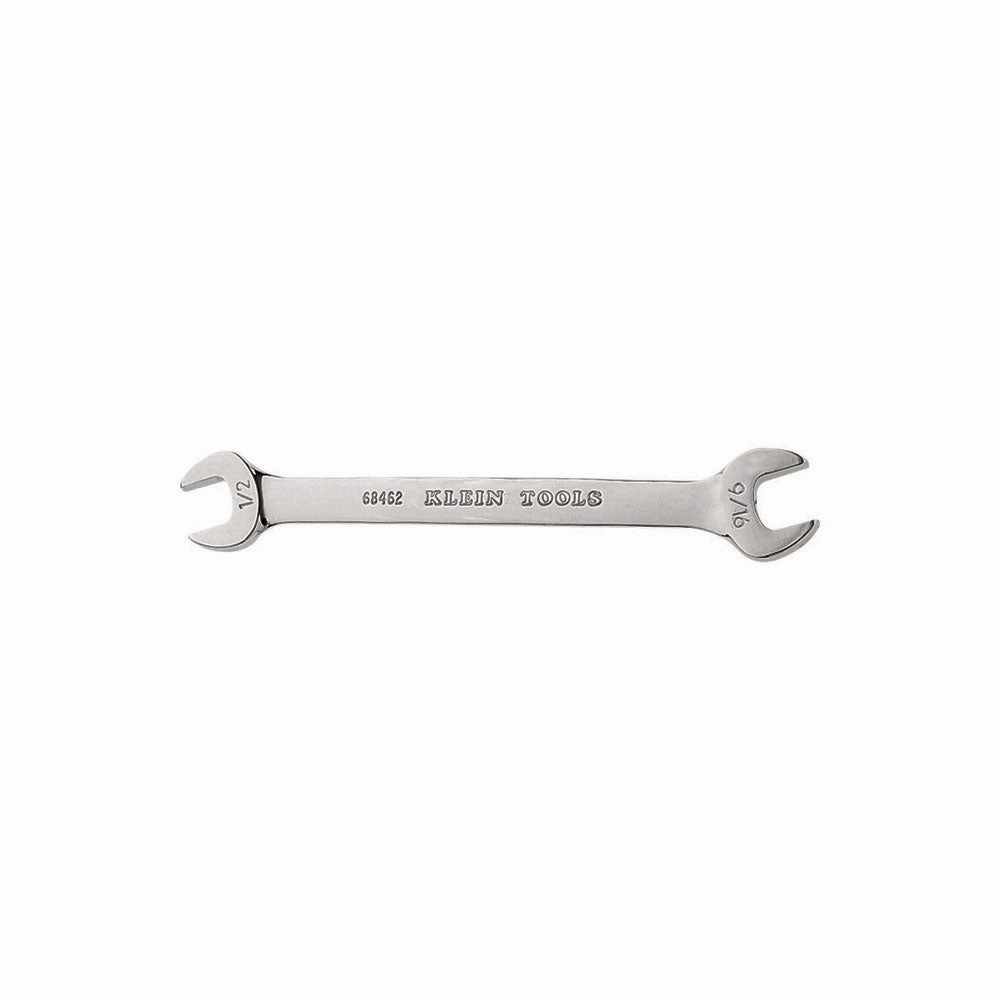 Klein Tools 68462 Open-End Wrench 1/2-Inch, 9/16-Inch Ends