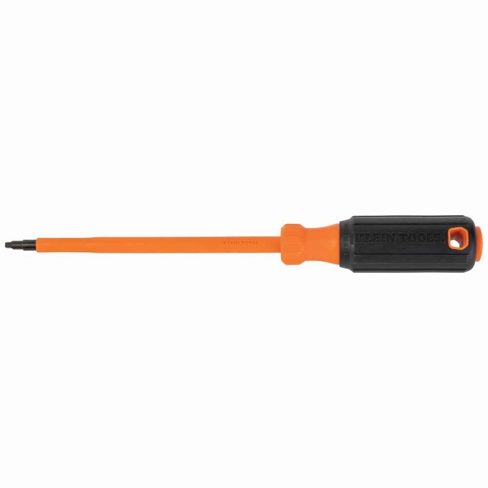 Klein Tools 6846INS Insulated Screwdriver, #2 Square Tip, 6-Inch Round Shank