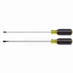 Klein Tools 85072 10" Long Blade Screwdriver Set, 2 Piece