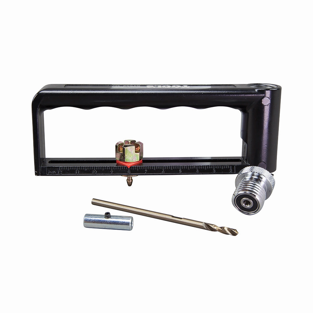 Klein Tools 89552 Hole Cutter, Adjustable Cutter from 2 to 12 Inch, Cuts 24 gauge Steel and 26 gauge Stainless