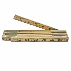 Klein Tools 900-6 Wood Folding Rule, Inside Reading
