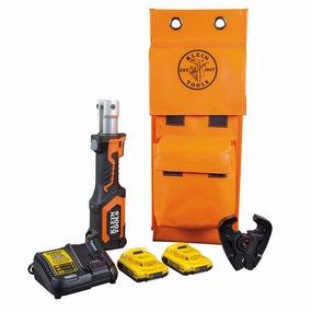 Klein Tools BAT207T23 Battery-Operated Crimper, 0  Die Head, 2 Ah