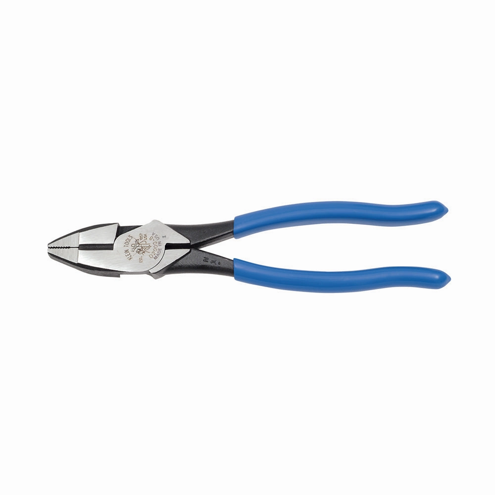 Klein Tools D2000-8 Lineman's Pliers, Heavy-Duty Side Cutting, 8"