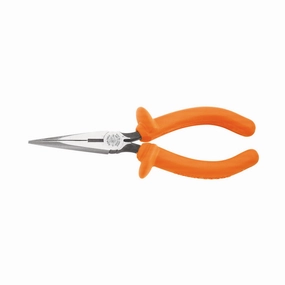 Klein Tools D203-7-INS 7" Insulated Standard Long-Nose Pliers