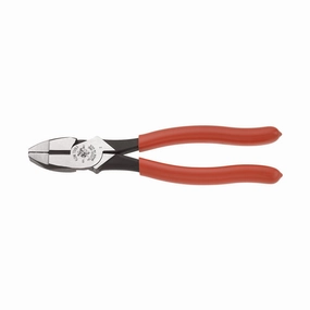 Klein Tools HD2000-9NE Heavy-Duty Linemans Pliers, Thicker-Dipped Handle