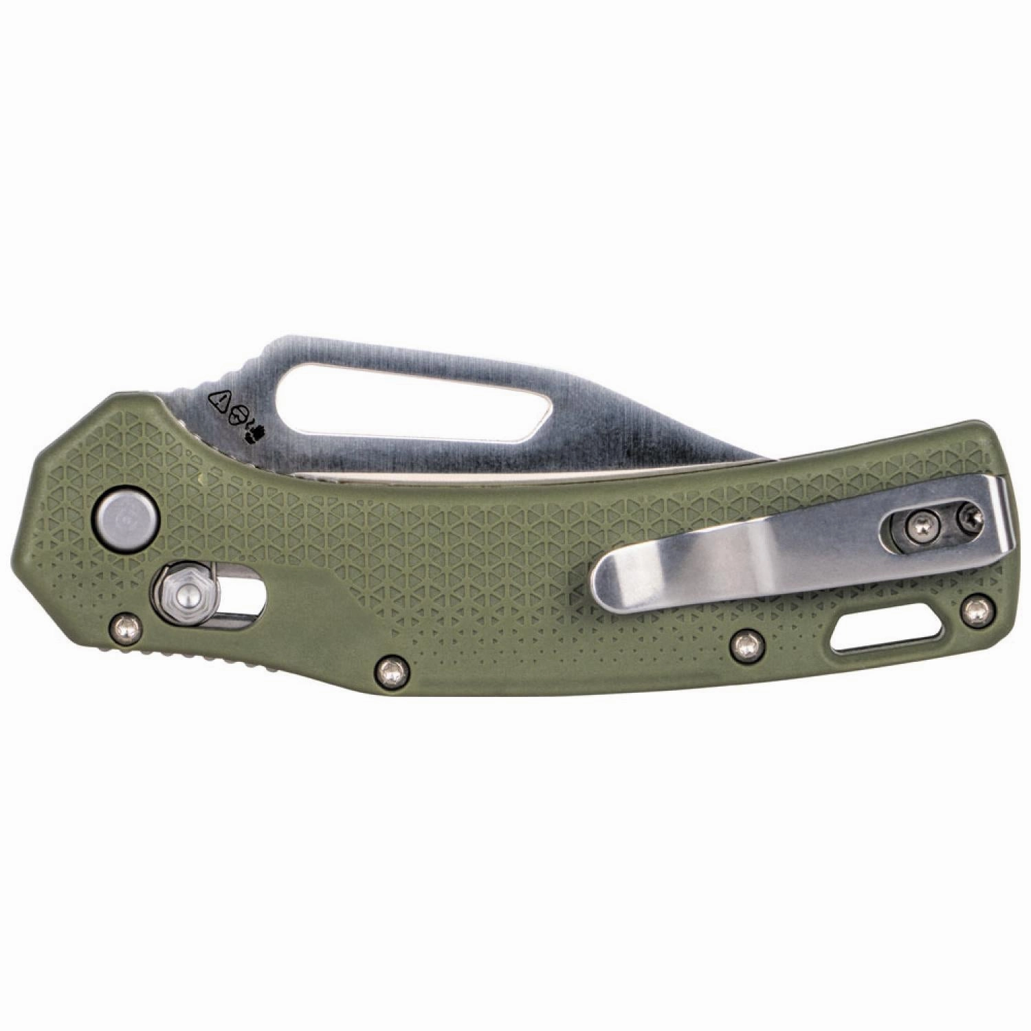 Klein Tools OGK002GNT Resurgence Hunting Pocket Knife, Green & Clip Point